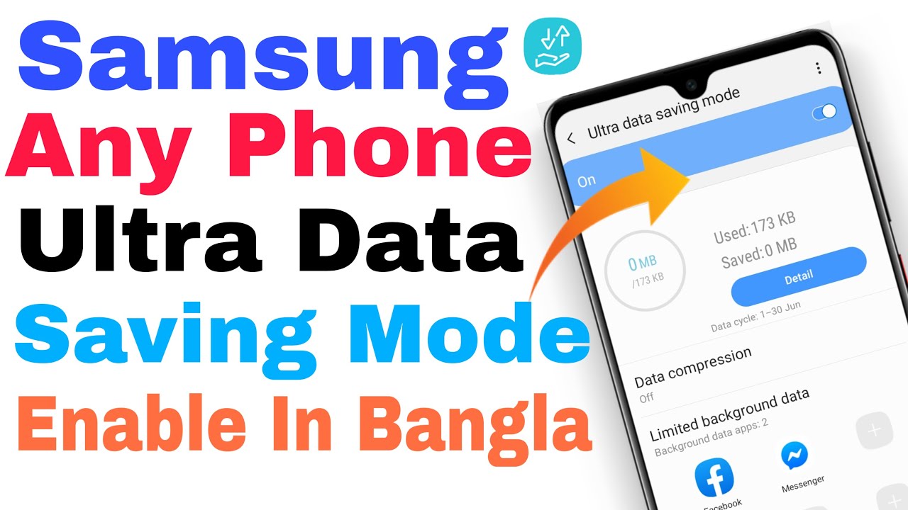 Ultra Data Saving Mode: How to Enable Ultra Data Saving Mode on Galaxy  A20/M20/A50 All Phone Bangla - YouTube