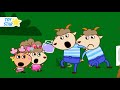 The Twins and Dolly Met by Chance. Funny Cartoon for Kids