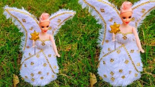 Make Pari Doll/ Doll Decorations/ Doll ko Sajane Ka Tarika / जादुई परी / by knitter yogita