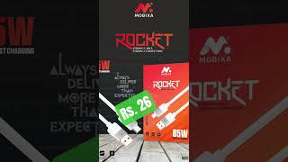 rocket data cable fast charging 1YAR guarantee #shortvideo