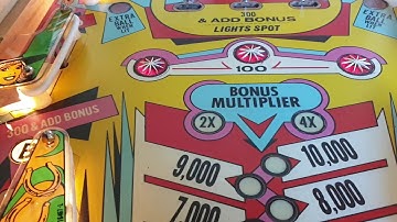 Gottlieb Bronco Extra Ball Feature