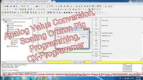 Analog Value Conversion / Scaling Omron Plc Programming,CX-Programmer