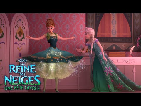 La Reine des Neiges : Une fête givrée | Elsa et Anna se préparent pour la journée | Disney BE