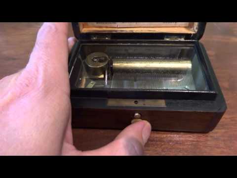 Antique music box