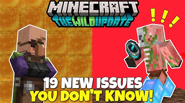 19 New Bugs In 1.19 That You Didn
