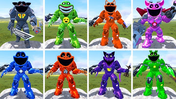 NEW MECHA TITAN VS SMILING CRITTERS VS POPPY PLAYTIME CHAPTER 4 In Garry