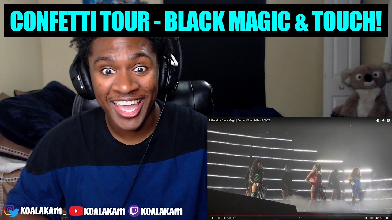 I WAS NOT expecting THIS! Little Mix - Black Magic & Touch | Confetti Tour (REACTION!)