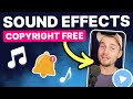 How to Add Sound Effects to Video | COPYRIGHT FREE 🔉