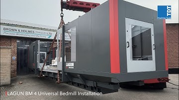 Lagun BM Universal Bedmill timelapse of installation by TDT Machine Tools.