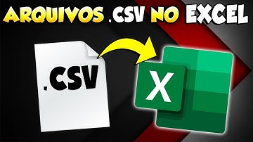 Como abrir arquivos CSV no EXCEL