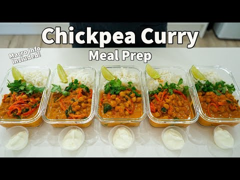 Coconut Chickpea Curry Meal Prep  Episode 5