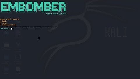 How to bomb An Email address on kali linux