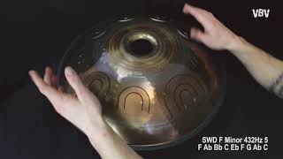 Tongue Drum 18" 9 notes - F Minor 432Hz 5 vidéo