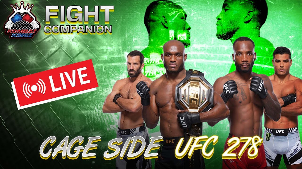 UFC 278 Cage Side Usman vs Edwards Fight Companion Kombat Kingz