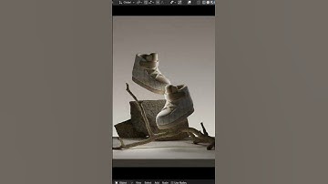 Texturing and lighting some shoes in #blender #blender3d #blender