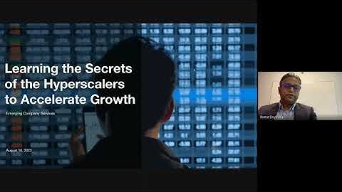 The Secrets of Hyper Growth Companies Webcast
