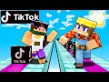 FINISCE L'AMICIZIA - CORSA CON I LUCKYBLOCK di TIKTOK su MINECRAFT