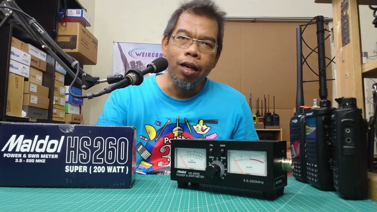 Maldol HS260 SWR & Power Meter 200W - YouTube