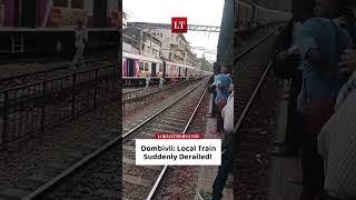 Mumbai: Empty Local Train Derails At Dombivli Station, Rail Services Disrupted | Lokmat Times