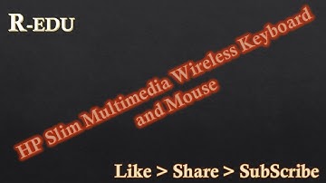 HP Slim Multimedia Wireless Keyboard and Mouse