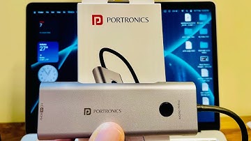 Portronics MPORT ONE HDMI 9-in-1 Multiports USB-C Dock HUB USB-C HUB For Macbook Explained ₹ 1.5k