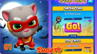 Talking Tom Hero Dash~Ice Bolt Tom (Challenge) Hit 15 Raccoons in one Run . 032 screenshot 4