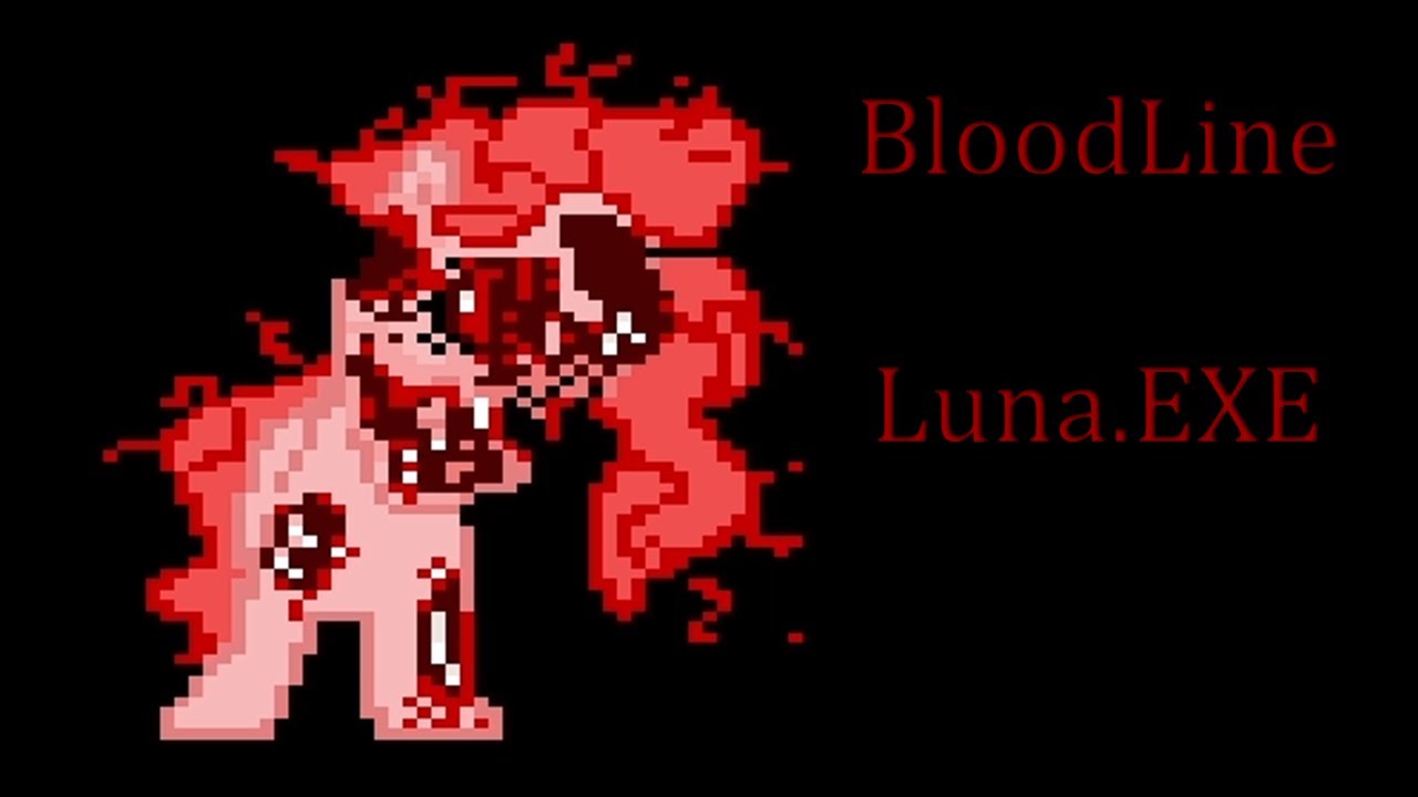 BLOODLINELUNA.EXE (My Little Pony Horror game) [21K Sub Special] - YouTube