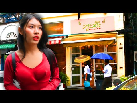 Buthee - inside a Burmese restaurant in Yangon