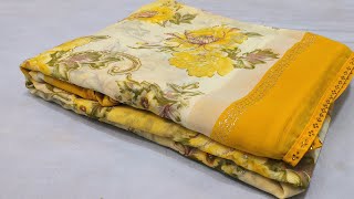 # New Soft Georgette sarees #moss sarees#Kanjivaram sarees#New Fancy saree#Sadi screenshot 4