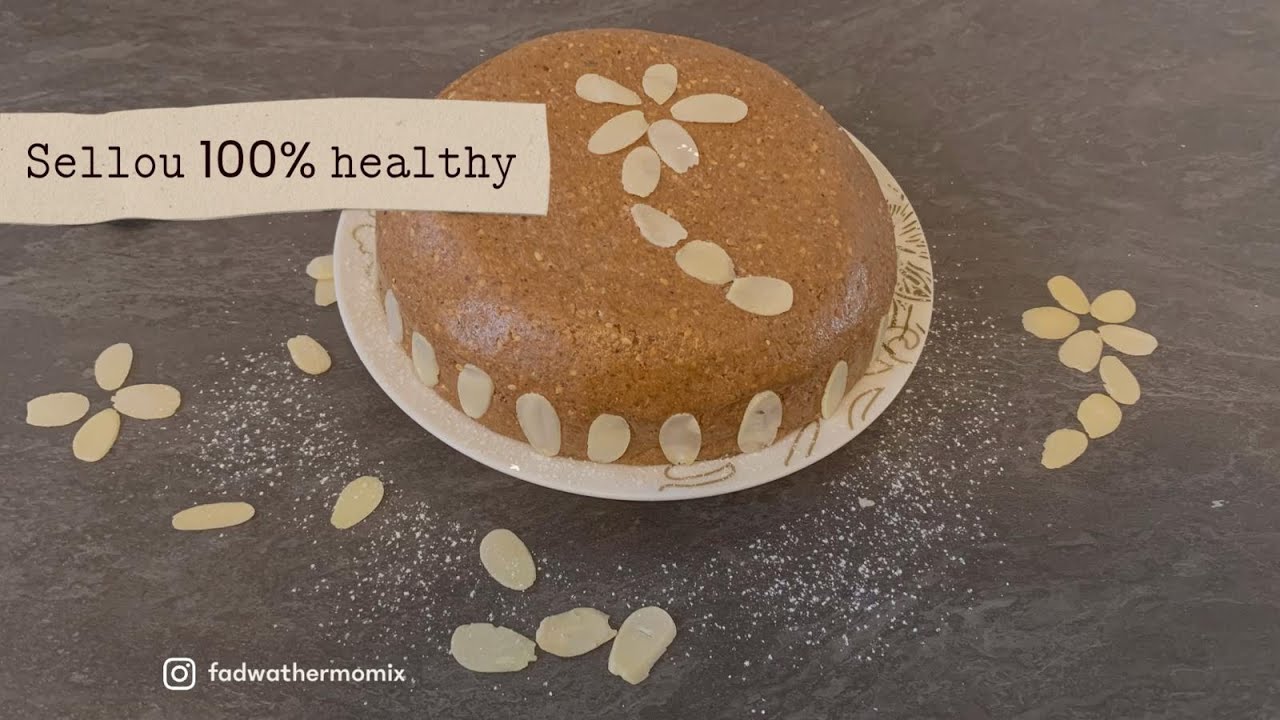 Sellou Sans sucre, Sans matière grasse et Sans farine by Thermomix / étapes détaillées