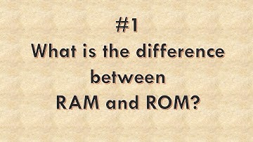 Difference between RAM and ROM | RAM and ROM | #ram #rom #computerscience #video