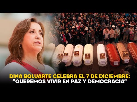 Dina Boluarte celebra el 7 de diciembre y declara Día de la defensa de la democracia