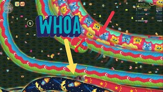 WORMATE IO 2023 Best ( WORLD RECORD ) GIANT SNAKE GAME screenshot 2