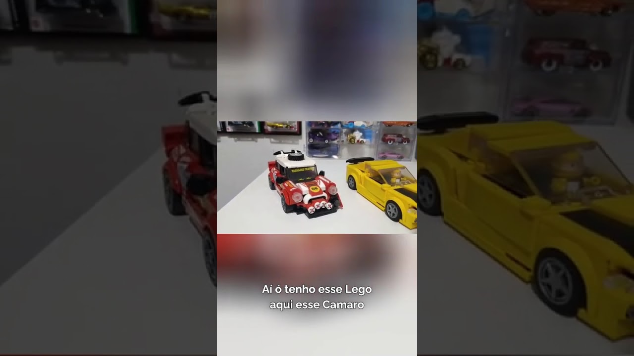 Camaro Lego vs Carros em Miniatura Encontram um Mundo Secreto 