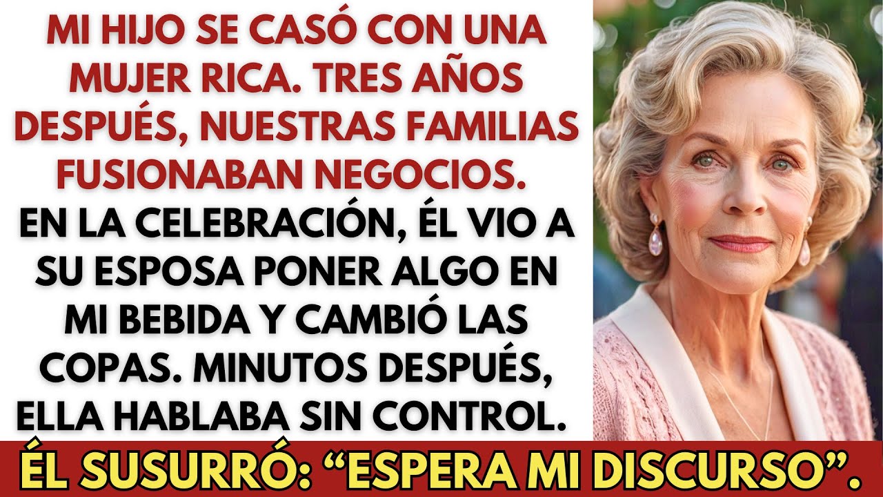 Mi hijo vio a su esposa poner algo en mi vino y cambiar las copas — diez minutos después…