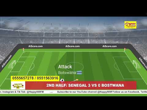 LIVE Senegal Vs Botswana HappySports 23 12 2025 AFCON2025 AFCONHub2025 