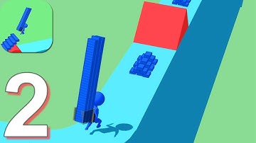 Stair Run - Gameplay Walkthrough Part 2 Levels 16-35 (Android, iOS)