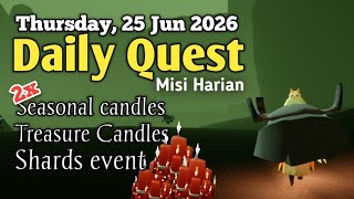 Sky Daily Quest today - Golden Wasteland 25 jun 2026 | Sky Children of the Light | Sandwichies Ch screenshot 3