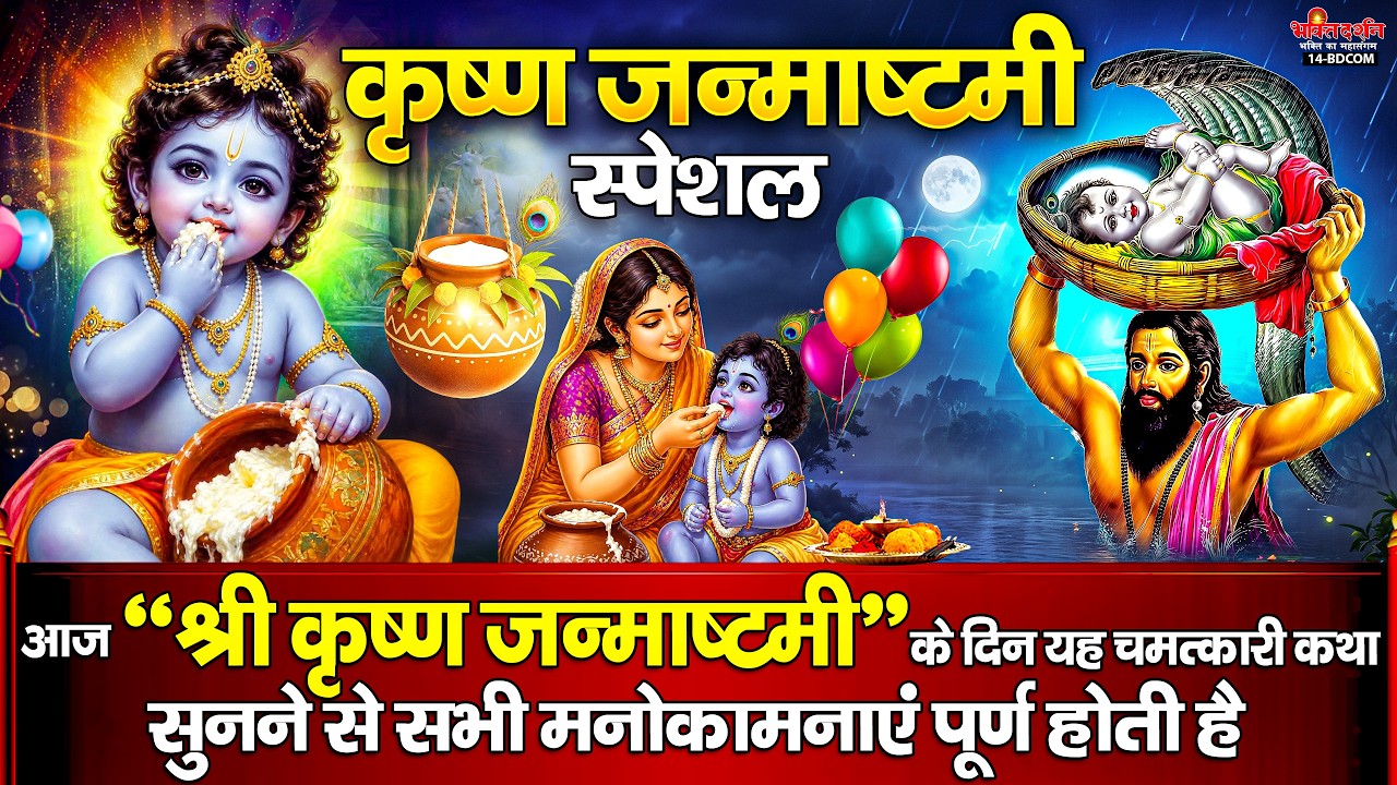 कृष्ण जन्माष्टमी कथा : आज जन्माष्टमी के दिन यह चमत्कारी कथा सुनने से सभी मनोकामनाएं पूर्ण होती है