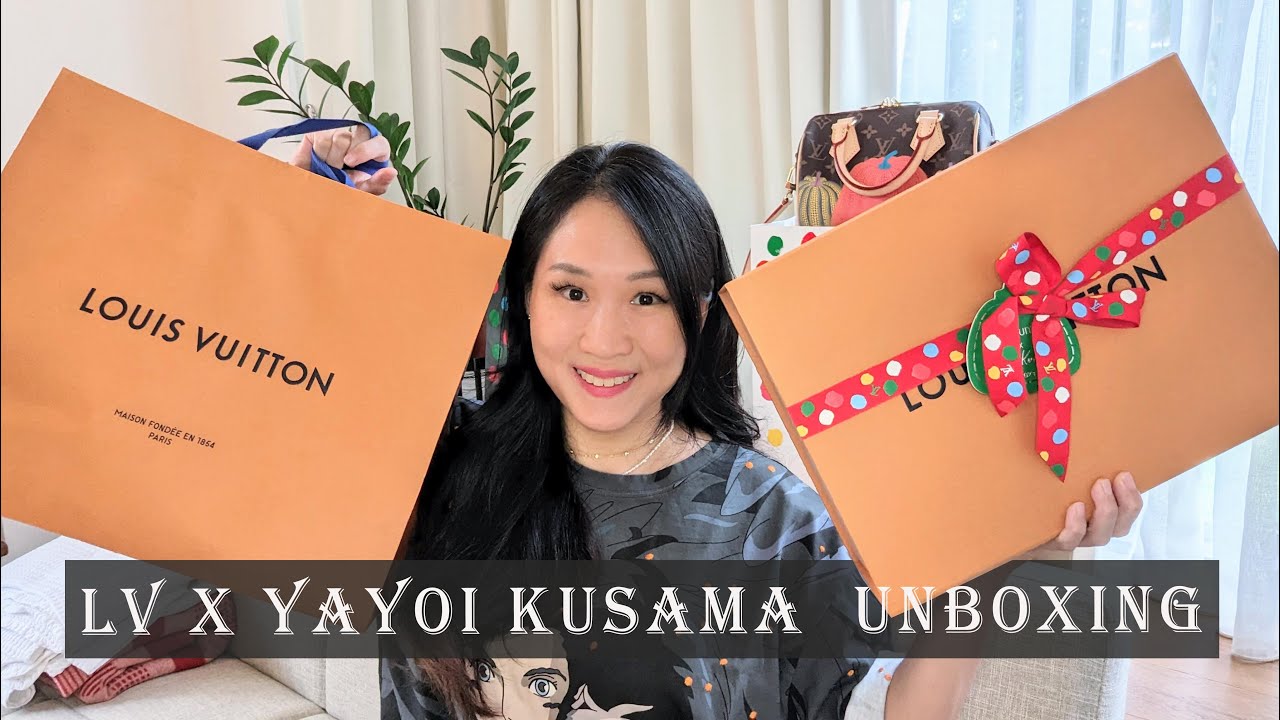 Unboxing Louis Vuitton Yayoi Kusama Valentine's item 