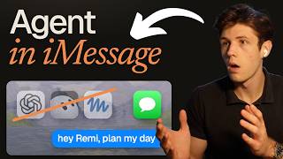 I Built My Own AI Agent in iMessage (Like Dots, Grok Bot & Muse)