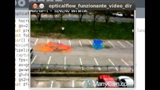 Optical flow clustering with processing