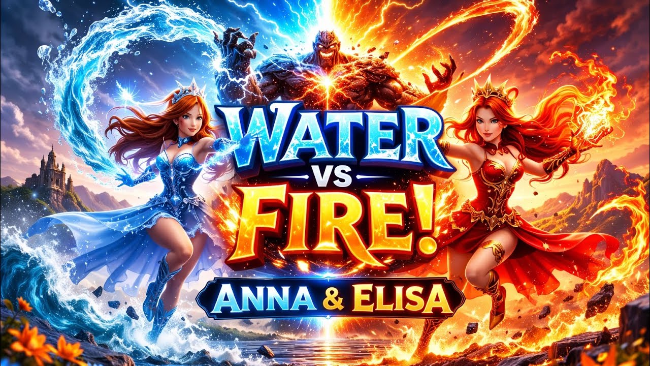 WATER GODDESS vs FIRE GODDESS 🔥🌊(Anna vs Elisa) | FROZEN