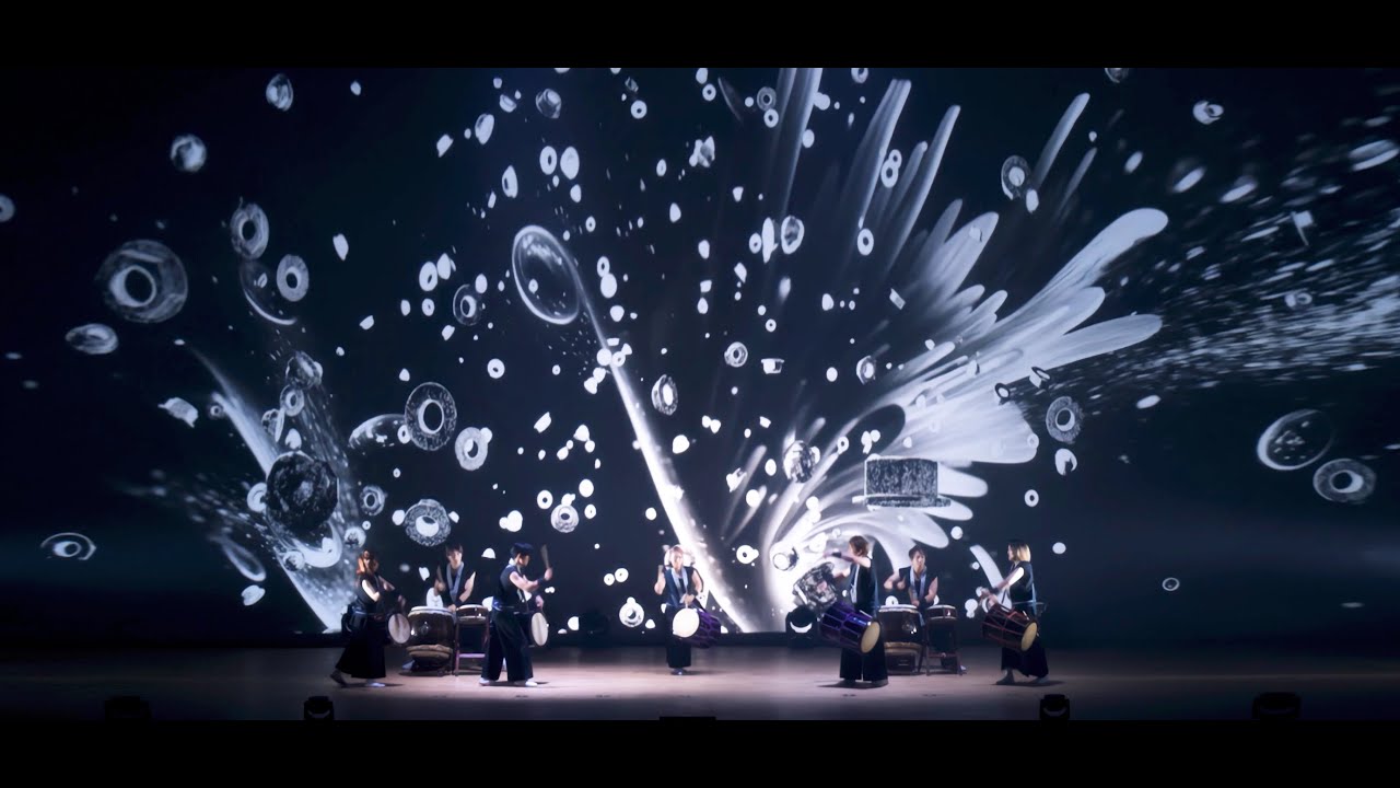 【TAIKO×VJ】TAIKO-LAB/LIL visual arts studio【和太鼓と映像のコラボレーション】