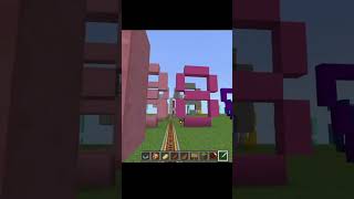 a Number Roller Coaster in Minecraft! Can You Count Them All?