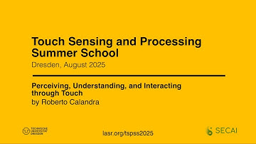 TSPSS25 Talk | Roberto Calandra – Perceiving, Understanding, and Interacting through Touch