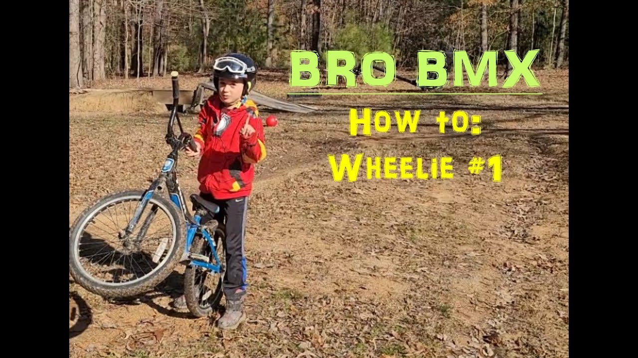 Bro BMX How To Wheelie a BMX Bike, Basic Tutorial YouTube