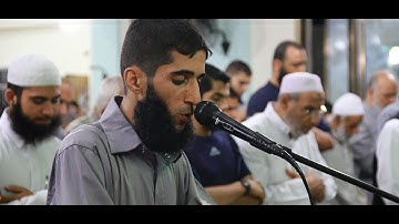تلاوة رائعة ودعاء للشيخ صاحب الصوت الندي أيمن زقوت - صلاة التراويح مسجد الهدى رفح 2015 HD