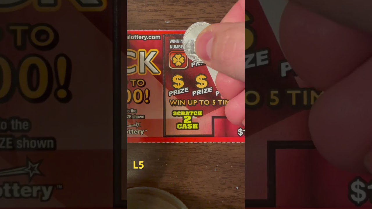 $1 a day lottery scratching. New ticket alert!