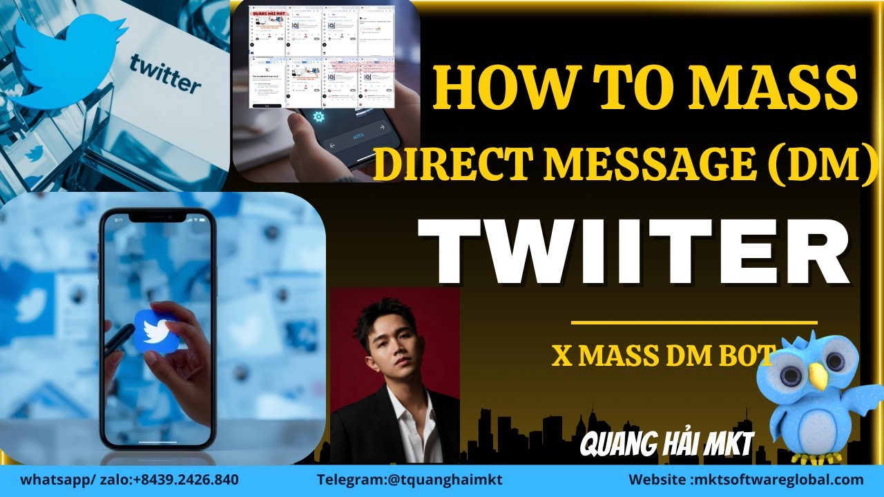 How to Mass Direct Message (DM) on X/ Twitter | X Mass Dm Bot - YouTube